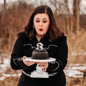 Black stretchy cowgirl suit worn ONCE for 15 min. Photoshoot. Tags still on.